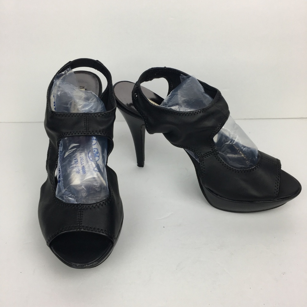 Simply Vera Wang Sling Back Black High Heels Shoes